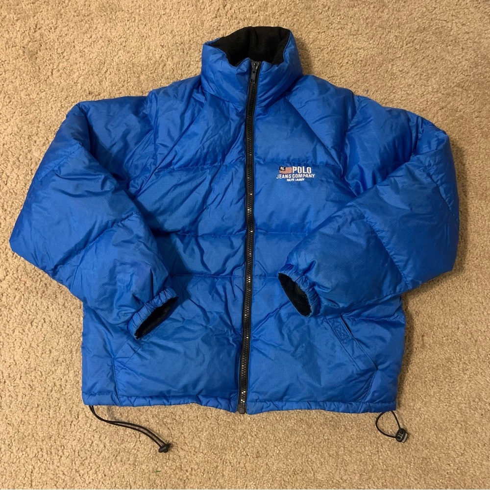Vintage Polo Sport Ralph Lauren Puffer Jacket SIZE LARGE
